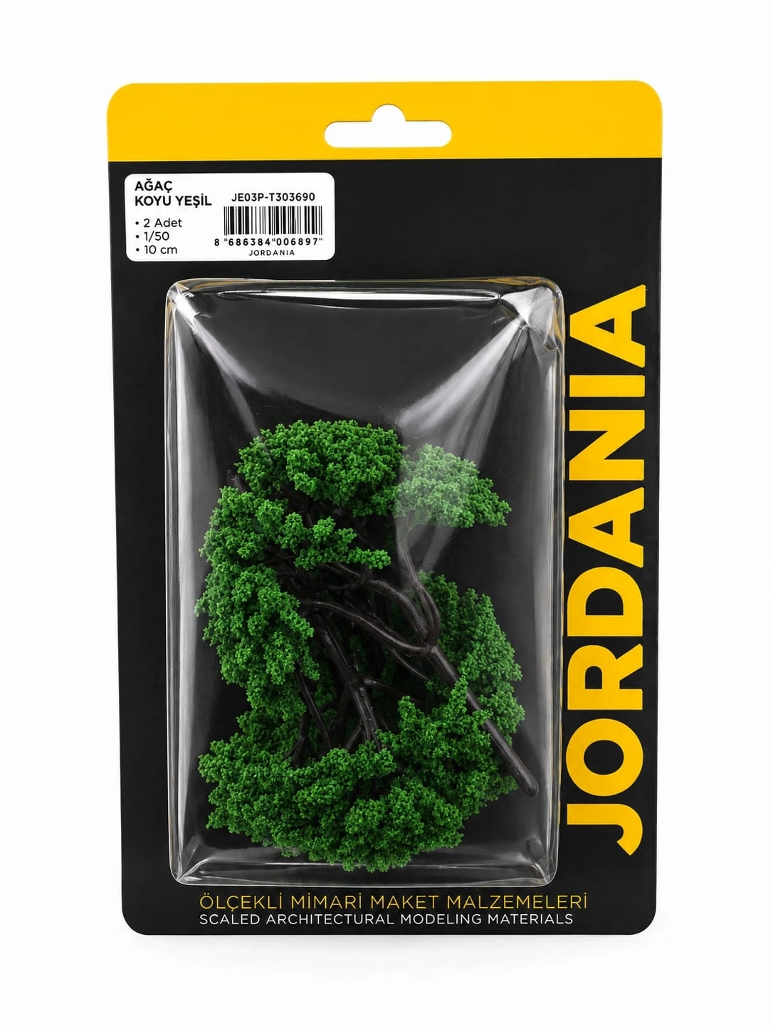 JORDANİA AĞAÇ 1/50 10,0cm KOYU YEŞİL