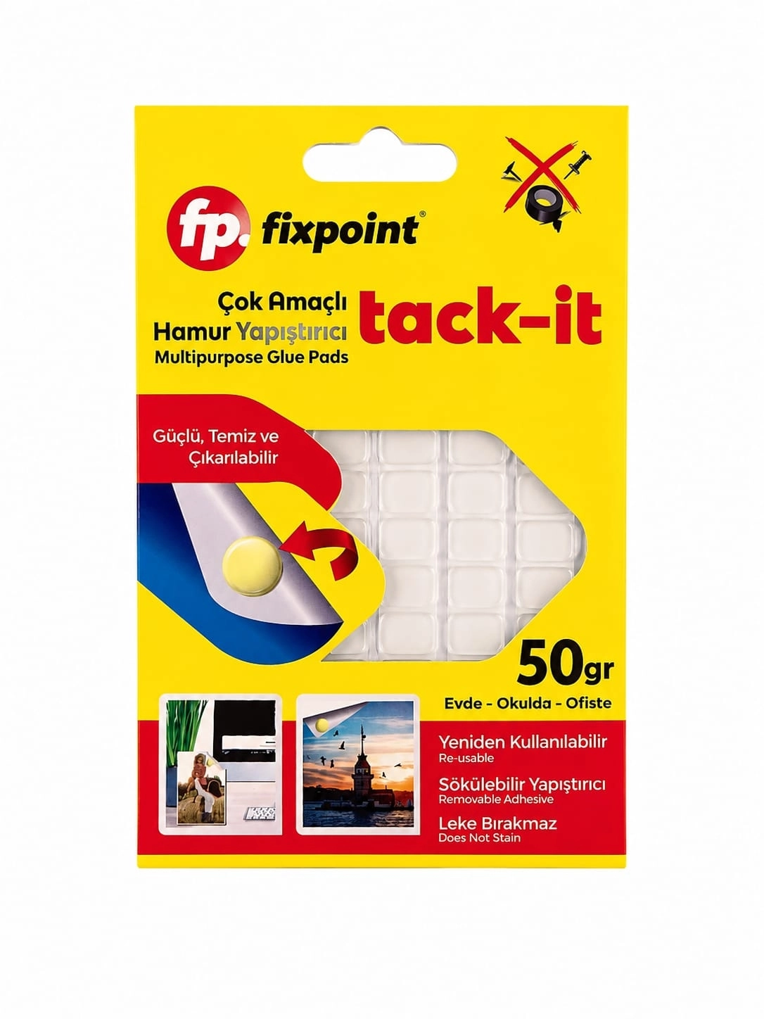 FİXPOİNT TACK-İT HAMUR YAPIŞTIRICI 50 GR.
