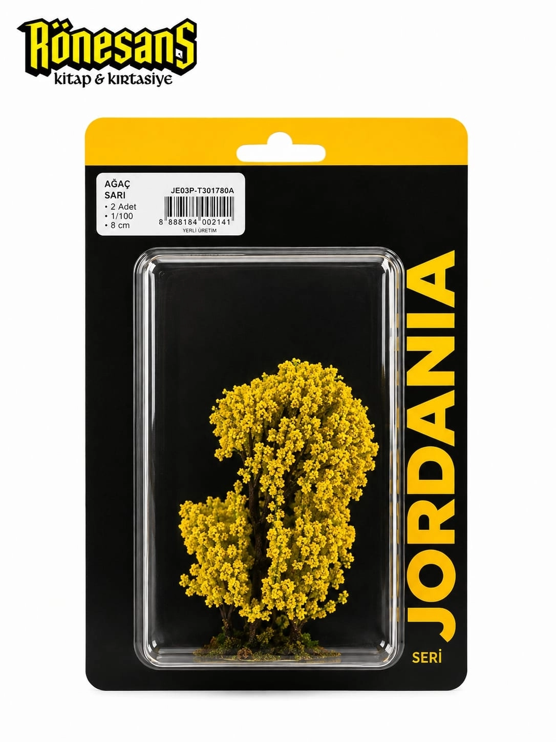 JORDANİA AĞAÇ SARI 1/100 8,0CM