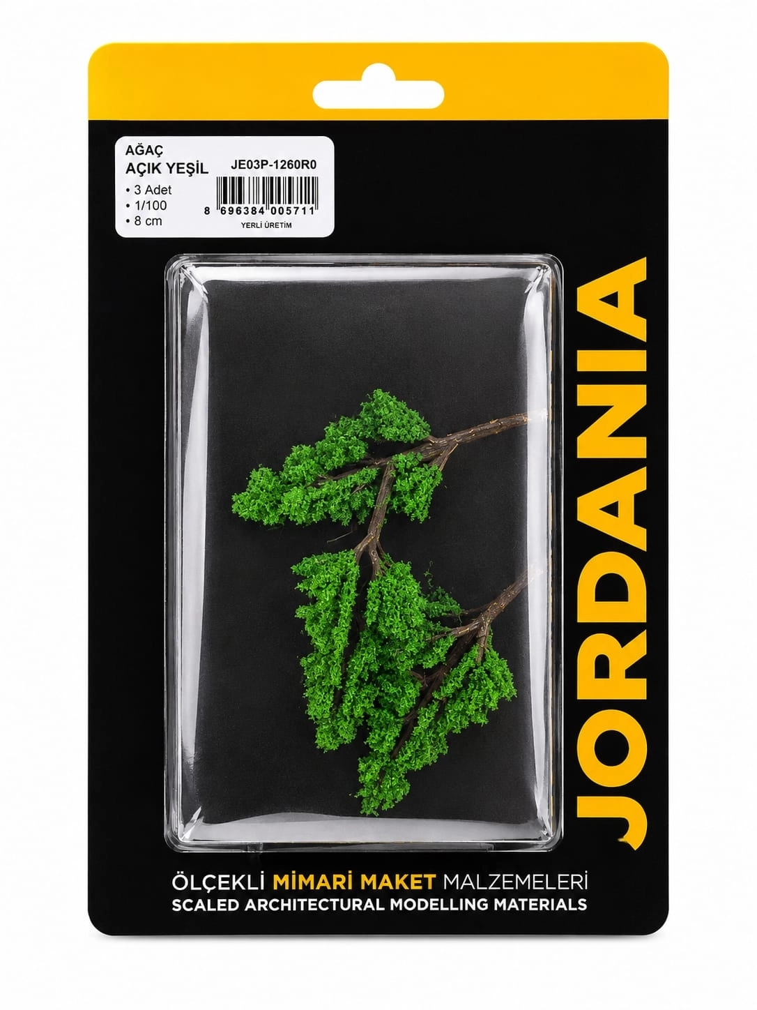JORDANİA AĞAÇ 1/100 8,0CM AÇIK YEŞİL