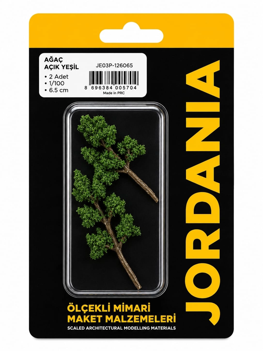 JORDANİA AĞAÇ 1/100 6,5CM AÇIK YEŞİL