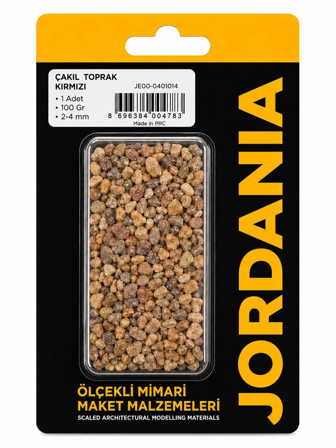 JORDANİA ÇAKIL TOPRAK RENGİ /KIRMIZI 2-4 MM