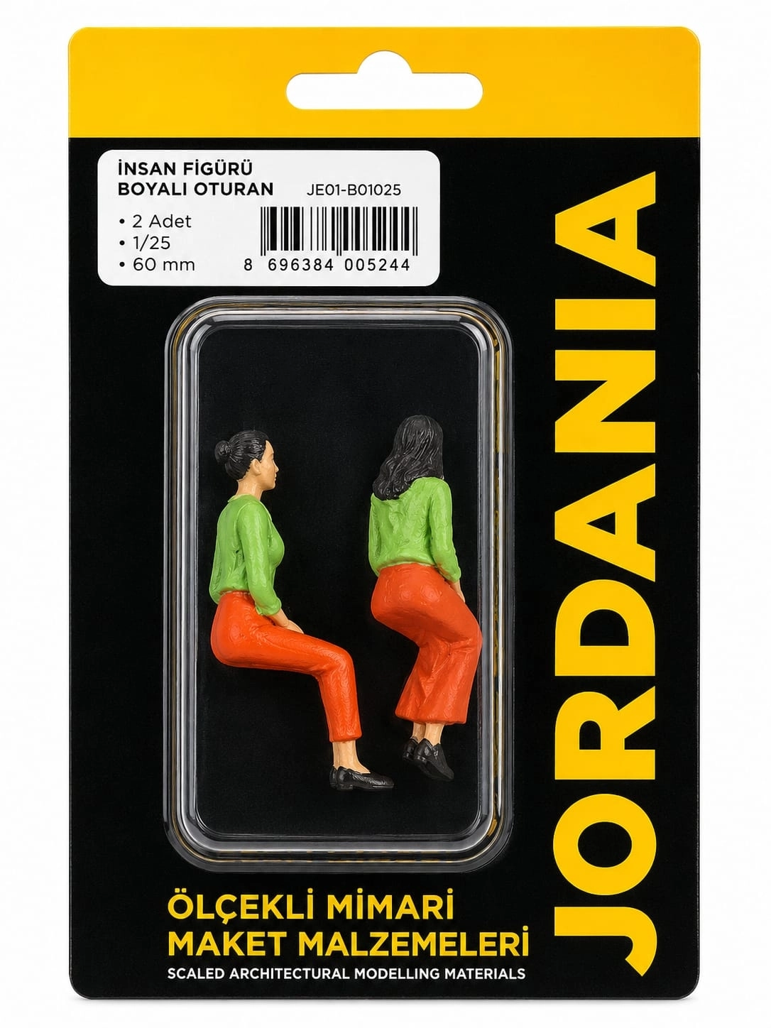 JORDANİA BOYALI İNSAN OTURAN 1/025