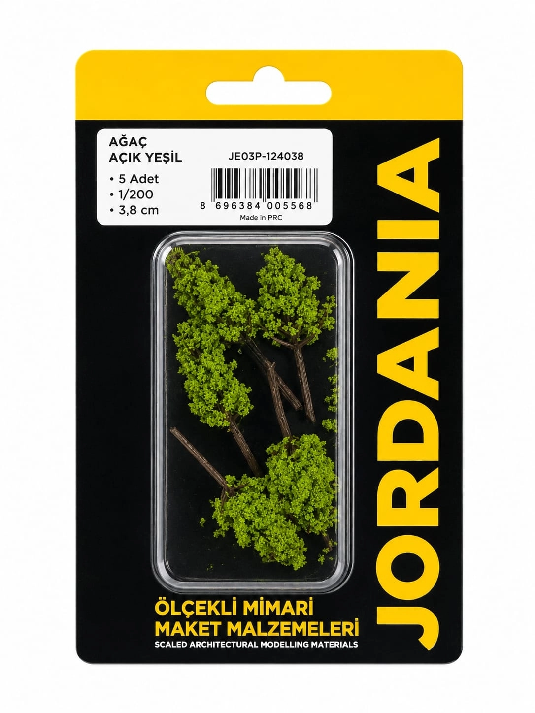 JORDANİA AĞAÇ AÇIK YEŞİL 1/200 3,8CM